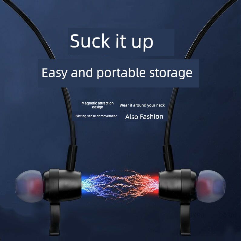 Беспроводные наушники-воротник Bluetooth с Dolby 9D звуком, 200-часовым аккумулятором для спорта, черные