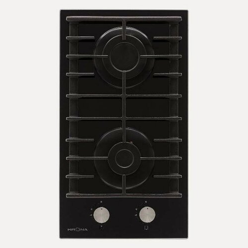 Изображение товара Встраиваемая модульная газовая панель независимая Krona HAGEL 30 BL черная