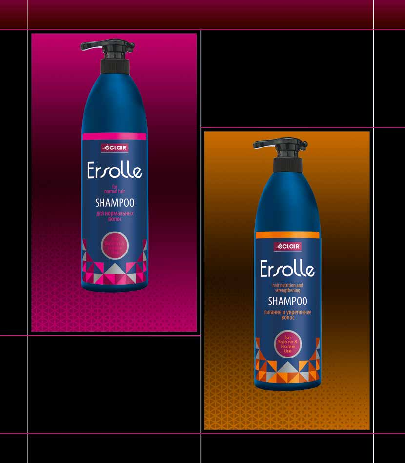 Шампунь Eclair Ersolle, для всех типов волос, питательный, 1000мл — фото 1