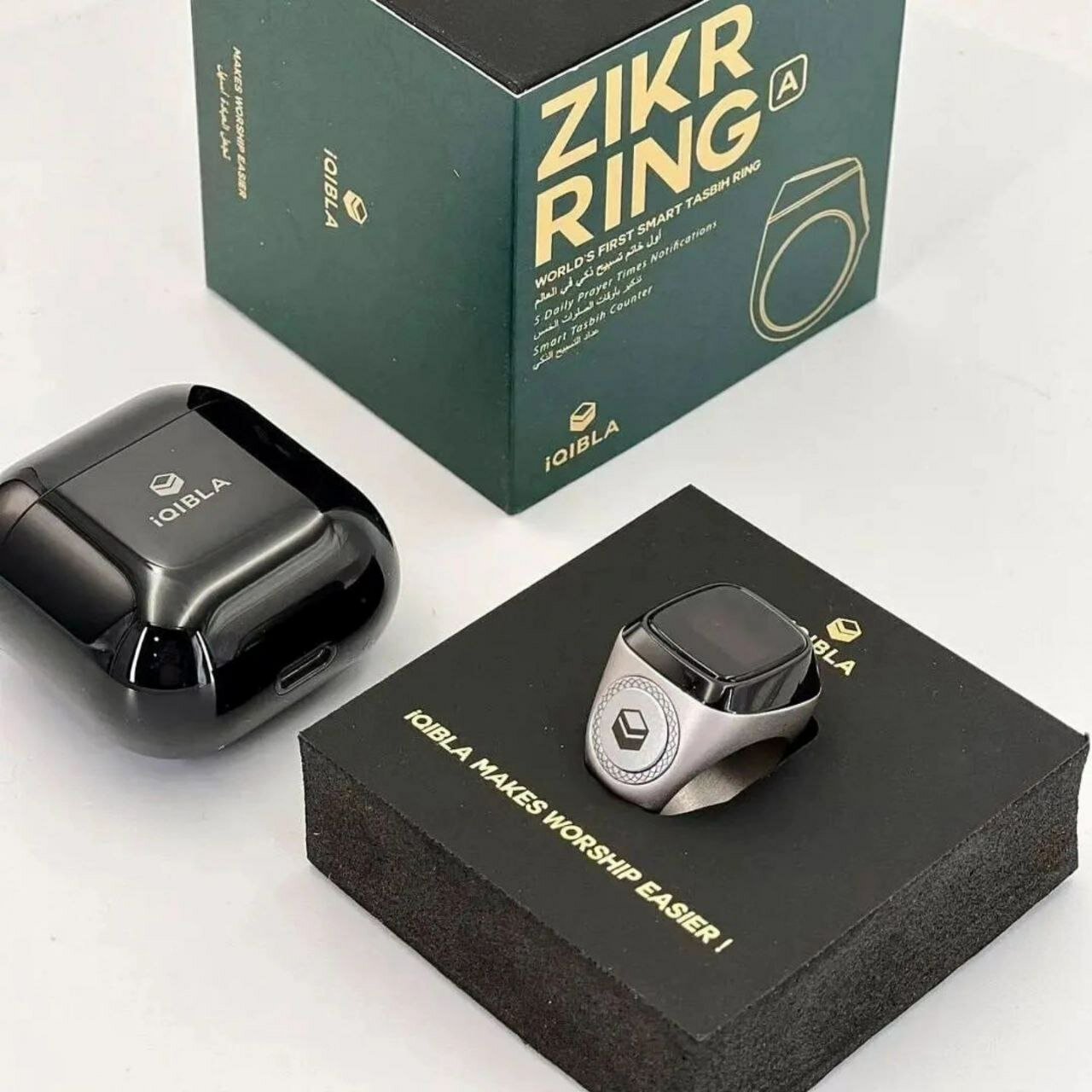 Умный браслет Zikr Ring, дисплей 0,42", OLED, 40 мАч, Bluetooth 5.1 — фото 1