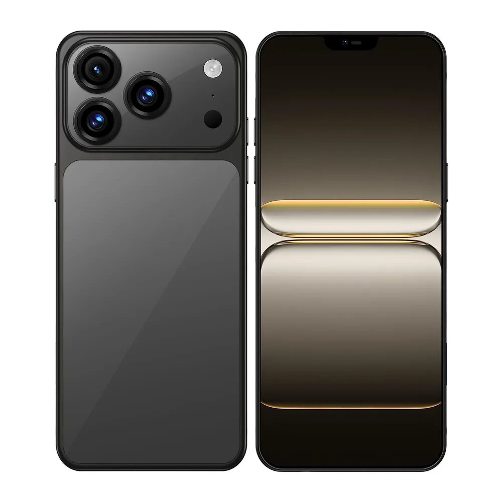 Смартфон 17 Pro Max, Android 14, 8Гб+256Гб, камера 48Мп, экран 6.8", 2 SIM — фото 1