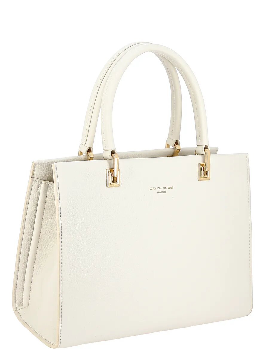 Сумка тоут DAVID JONES, слоновая кость — фото 1