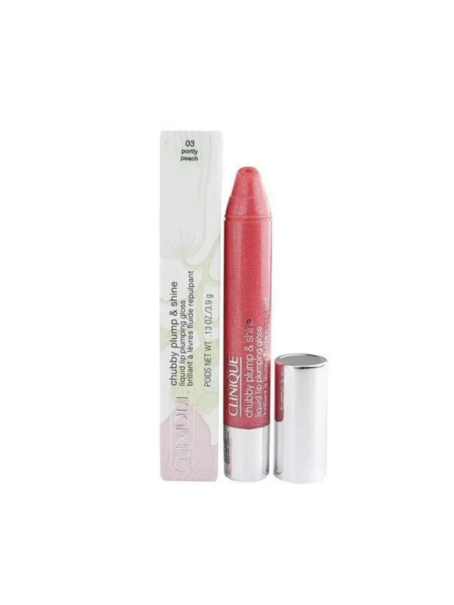 Блеск для губ chubby plump & shine тон 03 portly peach