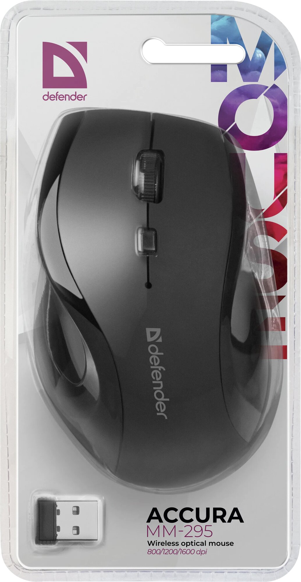 Мышка беспроводная компьютерная 52295 Accura MM-295