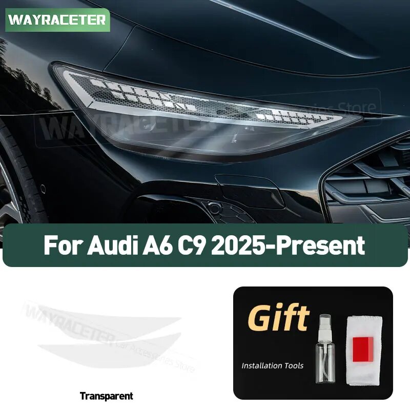 Защитная пленка для фар Audi A6 C9 2025-Transparent