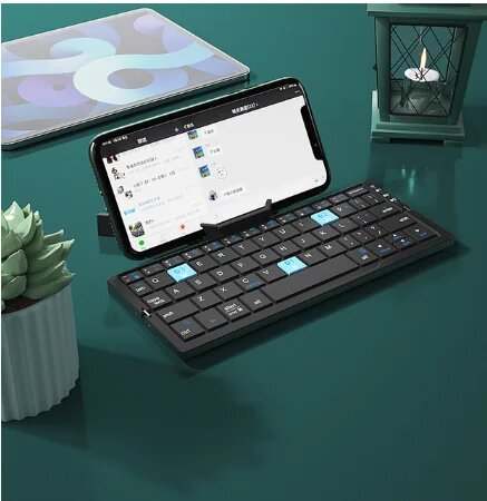 Складная Bluetooth-клавиатура черная K115, English