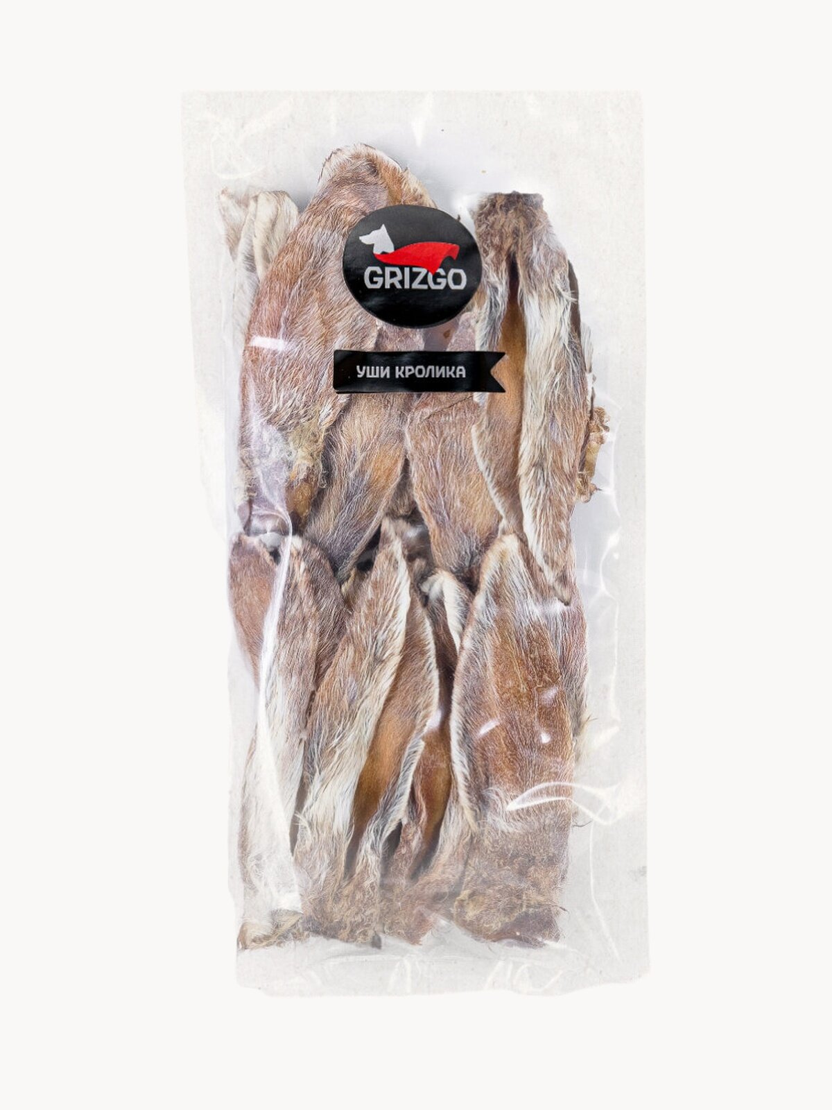Уши кролика лакомство для собак и кошек 100 грамм GRIZGO гипоаллергенное