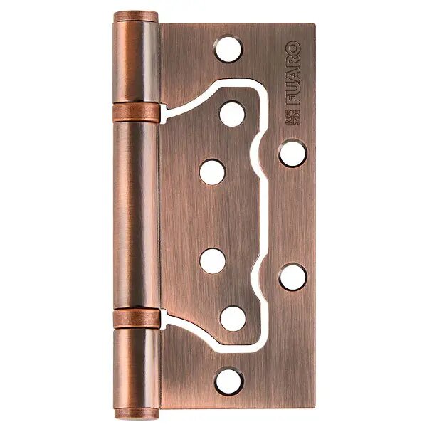 Петля без врезки N100500/2BB-AC/BL 100x75x2.5 мм сталь цвет античная медь