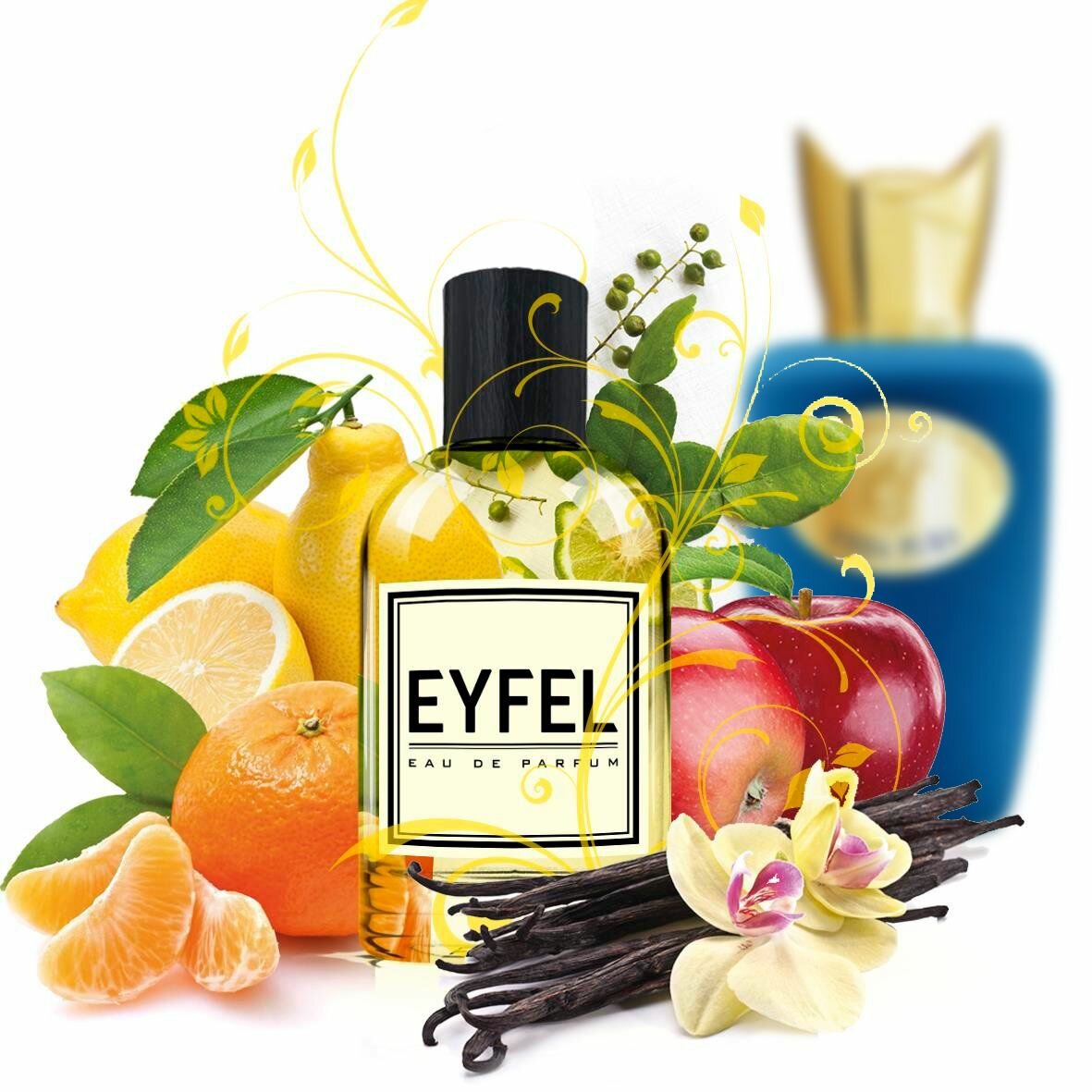 Духи EYFEL U5 Sospiro Erba Pura UNISEX, восточные, цитрусовый, пудровый, 50 мл, парфюм для мужчин и женщин, духи унисекс