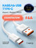 Кабель 120 Вт, 6A, быстрая зарядка, разъем Usb Type C, провод Tur...