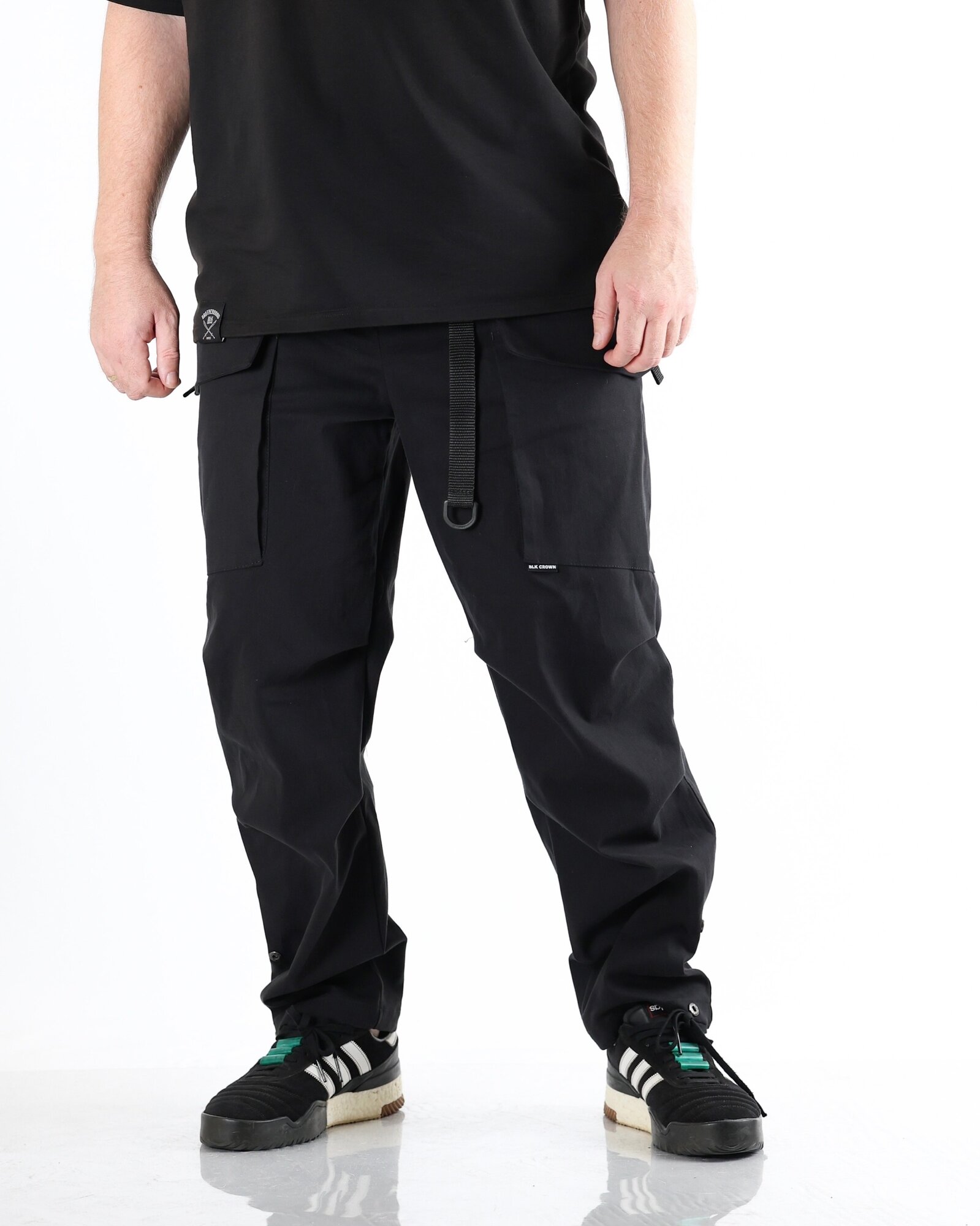 Брюки BLK CROWN Базовая коллекция, размер XL, черный — фото 1