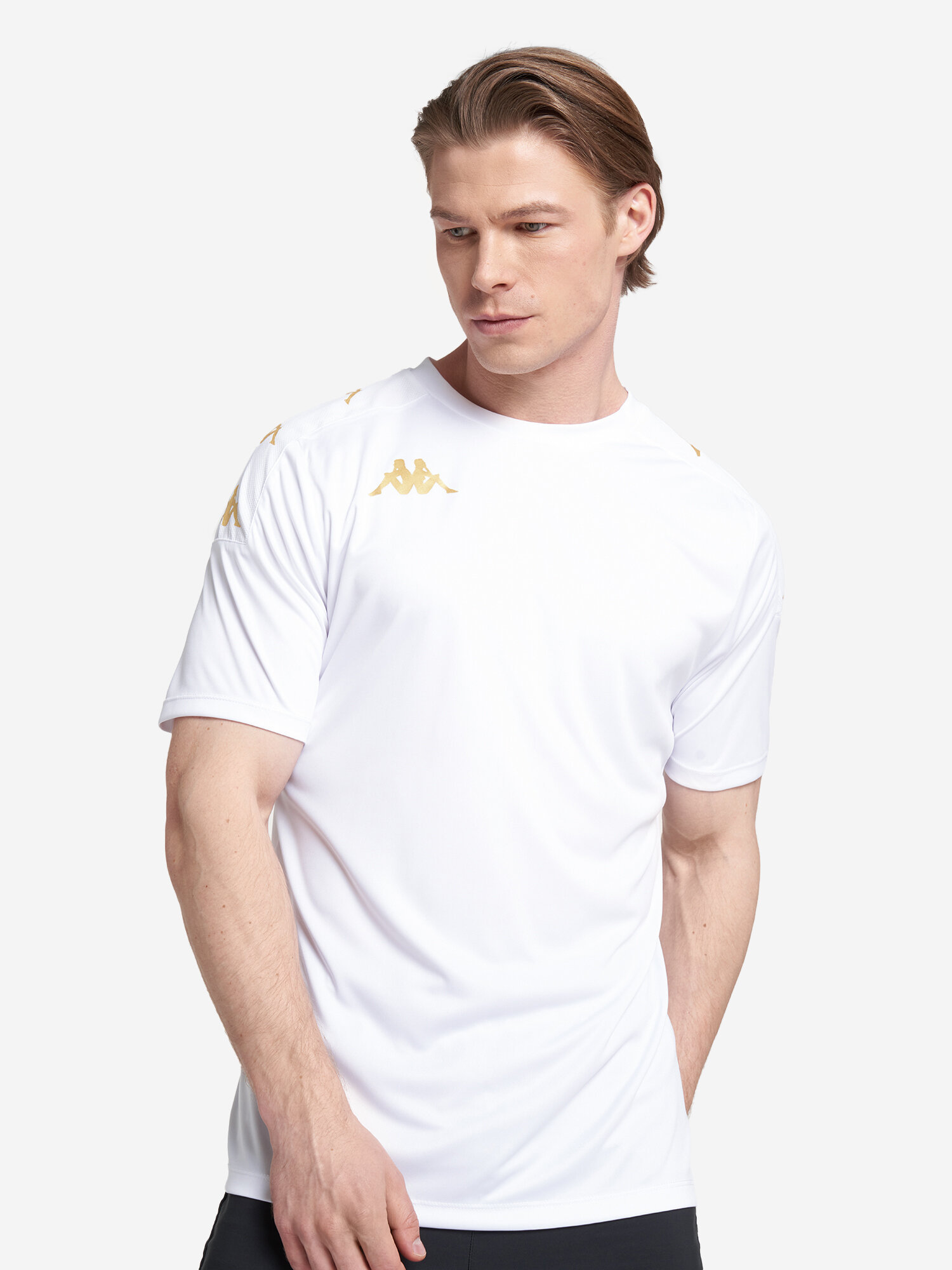 Футболка спортивная Kappa, размер XL, белый — фото 1