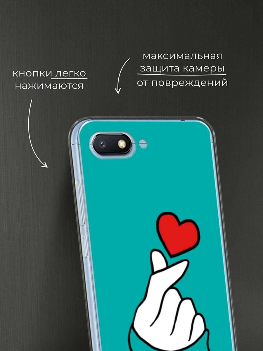 Чехол на Xiaomi Redmi 6A / Сяоми Редми 6А с принтом "Маленькое сердечко" — фото 1