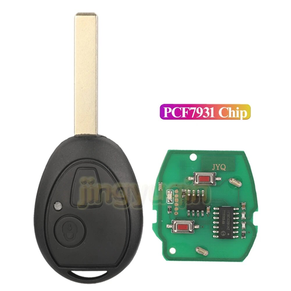 Jingyuqin дистанционный автомобильный ключ управления 315/433 МГц PCF7931 чип для Land Rover 75 Z3 Z4 X3 X5 E46 E39 E36 E34 BMW Mini Cooper S R50 R53 433MHz B Type HU92 Blade