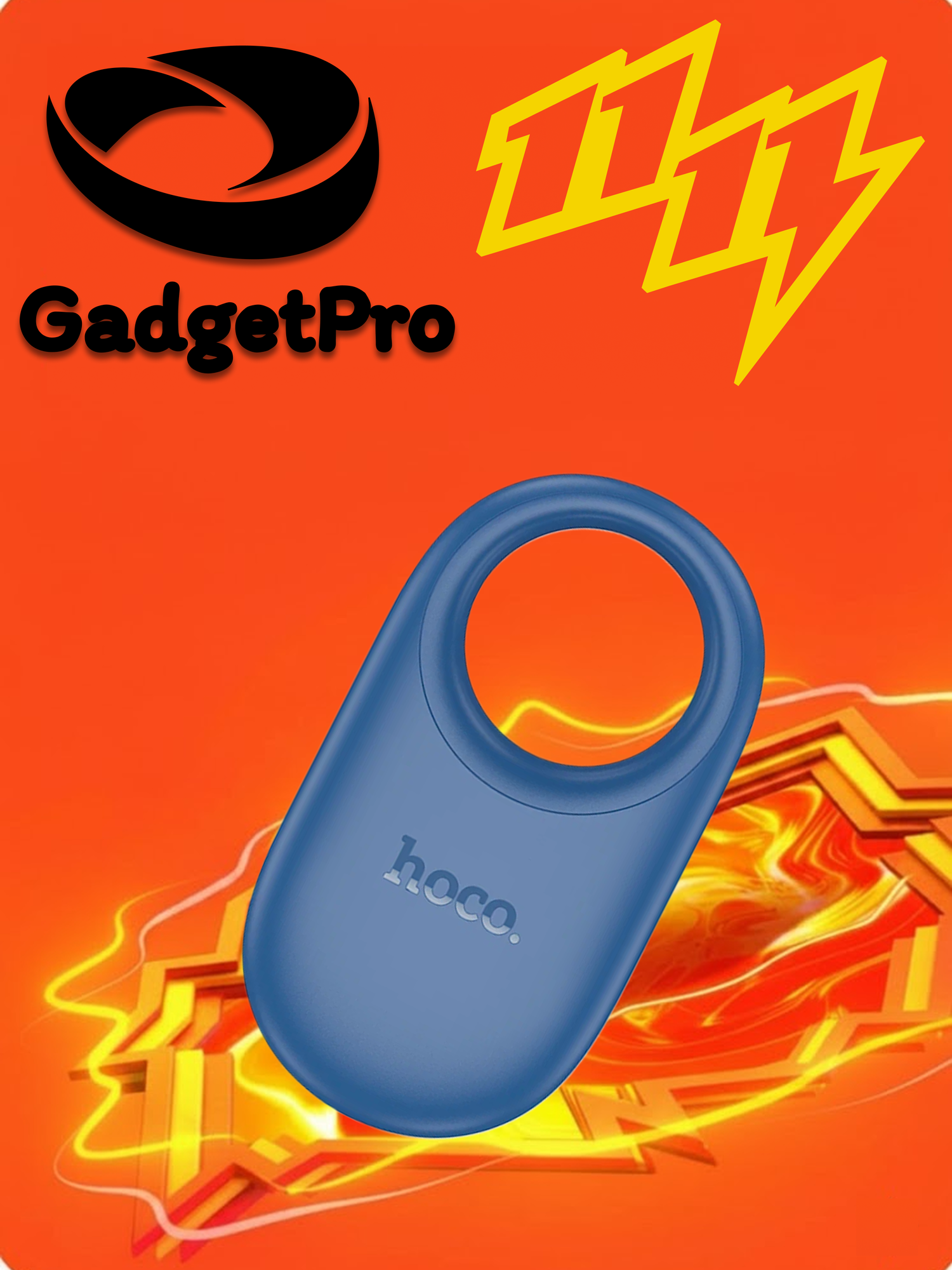 GPS трекер Hoco E94 GPS: компактный и надежный GPS-маячок для отслеживания, Синий.