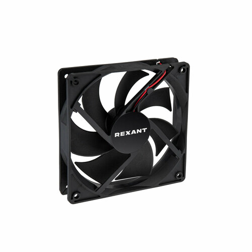 Вентилятор/кулер для корпуса компьютераRХ 12025MS 12 VDC, черный /Rexant