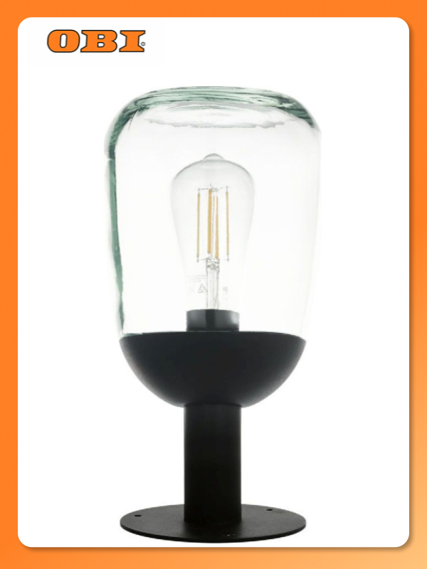 Светильник Eglo уличный Donatori напольный 1х60WхЕ27  черный