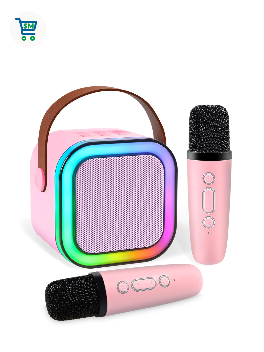 Портативная колонка ZQS K12: мощный звук, Bluetooth, FM-радио, USB, LED подсветка, для дома и улицы.