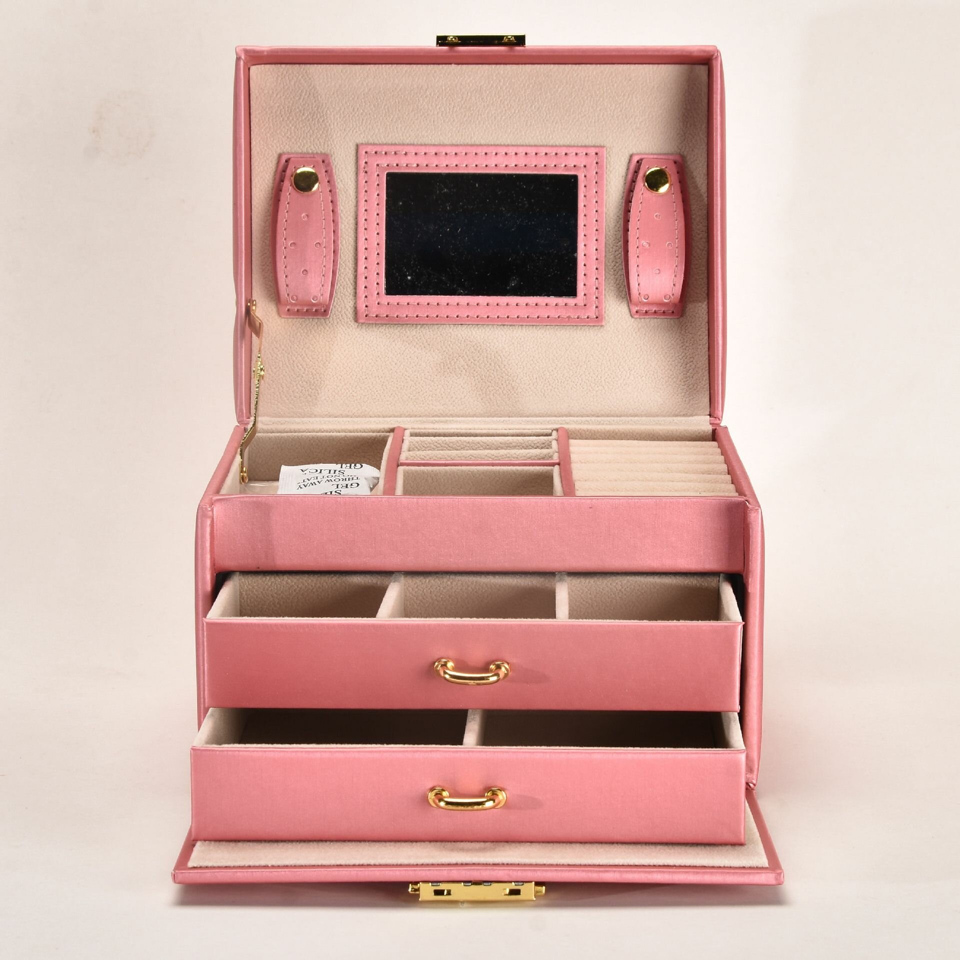 Шкатулка для украшений Агата, розовый — фото 1