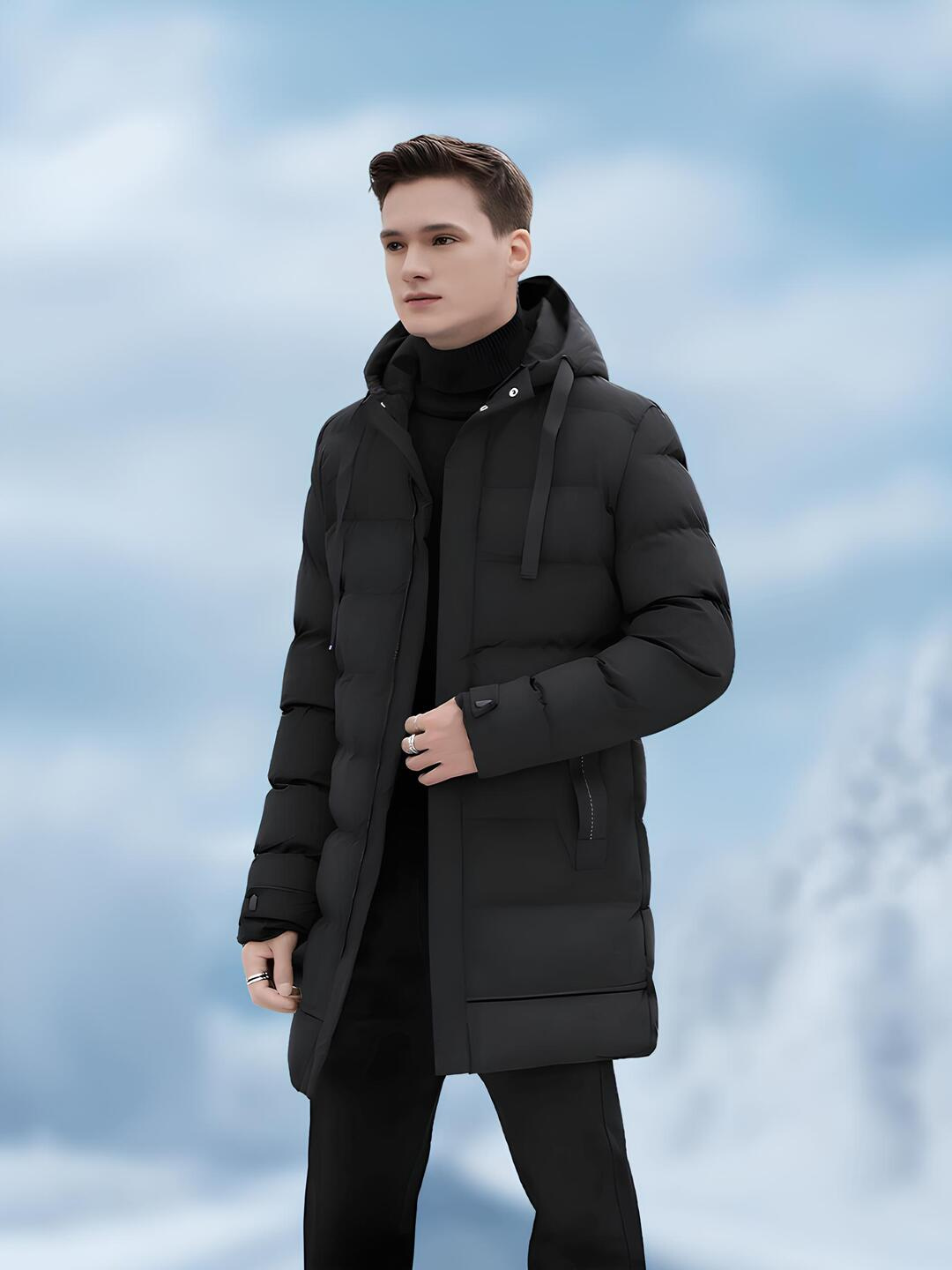 Куртка , размер 4XL, black