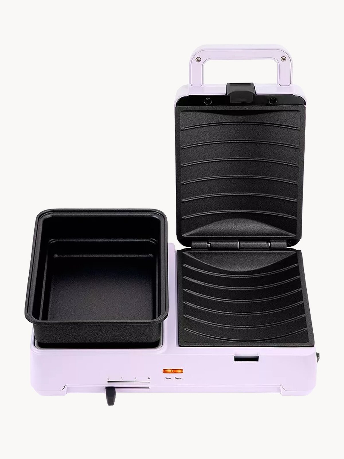 Бутербродница "2 в 1" Kitfort КТ-6061-3 лавандовый