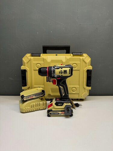 Изображение товара FBH20-13A Дрель-шуруповерт, 90Нм, 2000об/мин, 13мм, 2 АКБ по 2.0Ач, аккумуляторный бесщеточный, серия МАХ