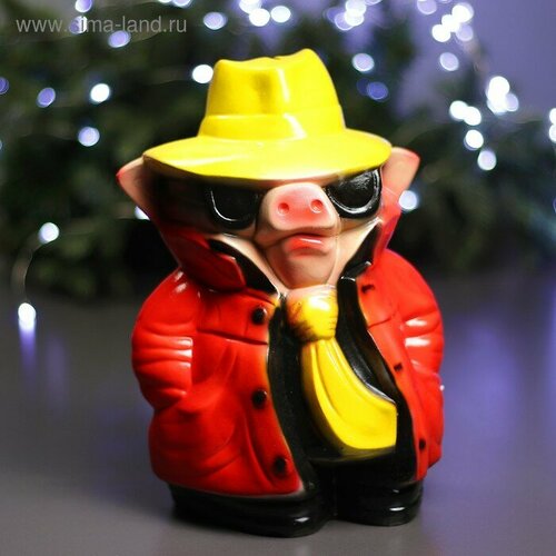 Копилка для денег Поросенок детектив 271816 см гипс 943₽