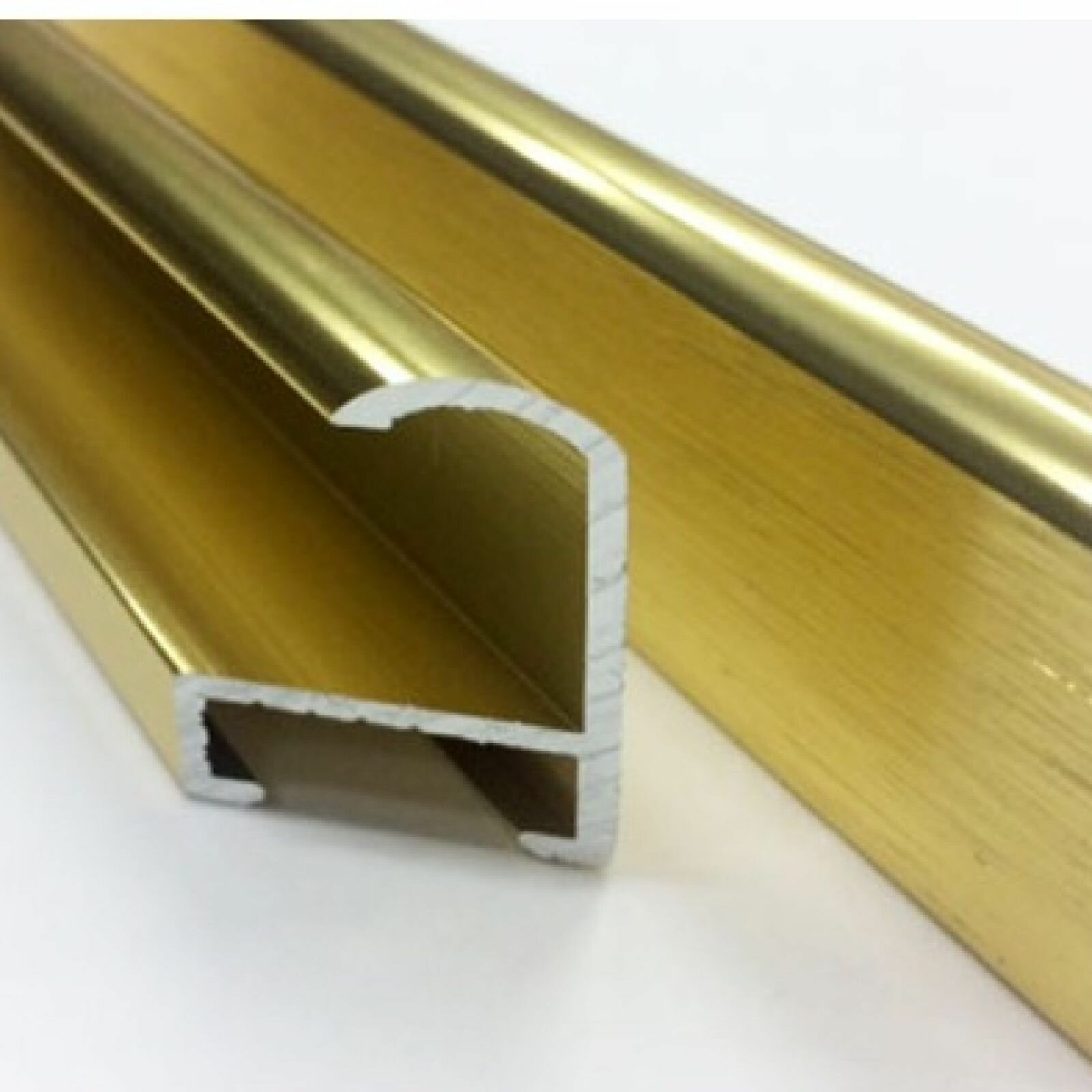 Профиль завершающий Mako 100х3 см из анодированного алюминия 