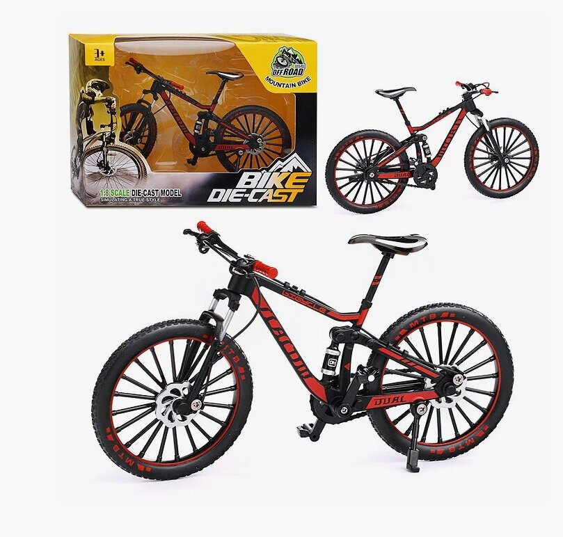 Горный велосипед "Bike MBR Die Cast", масштаб 1:10, пластиковый, 8+, для детей и коллекции