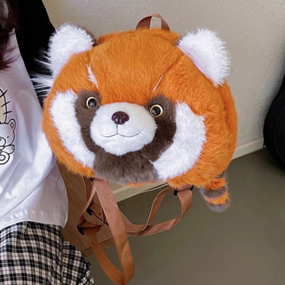 Плюшевая сумка Red Panda