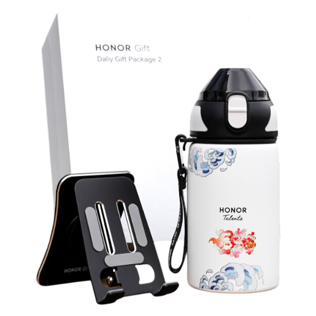 Подарочный набор Honor gift box, термос и подставка для телефона — фото 1