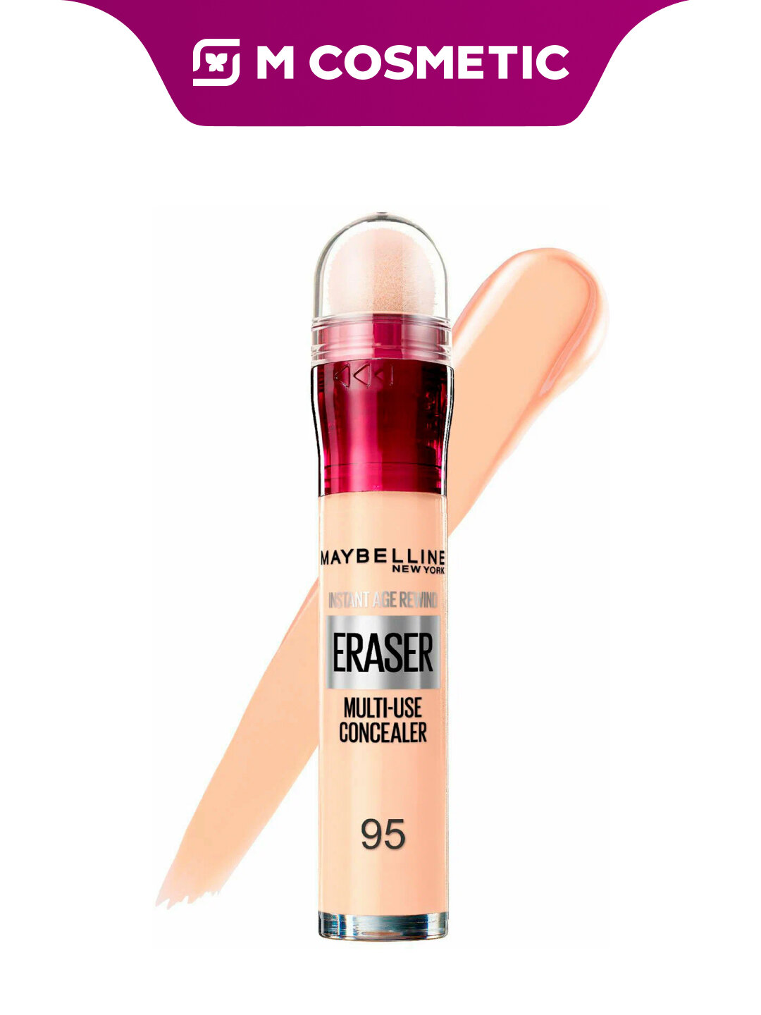 Консилер Maybelline Eraser, фарфоровый, для макияжа "без макияжа", 6,8 мл