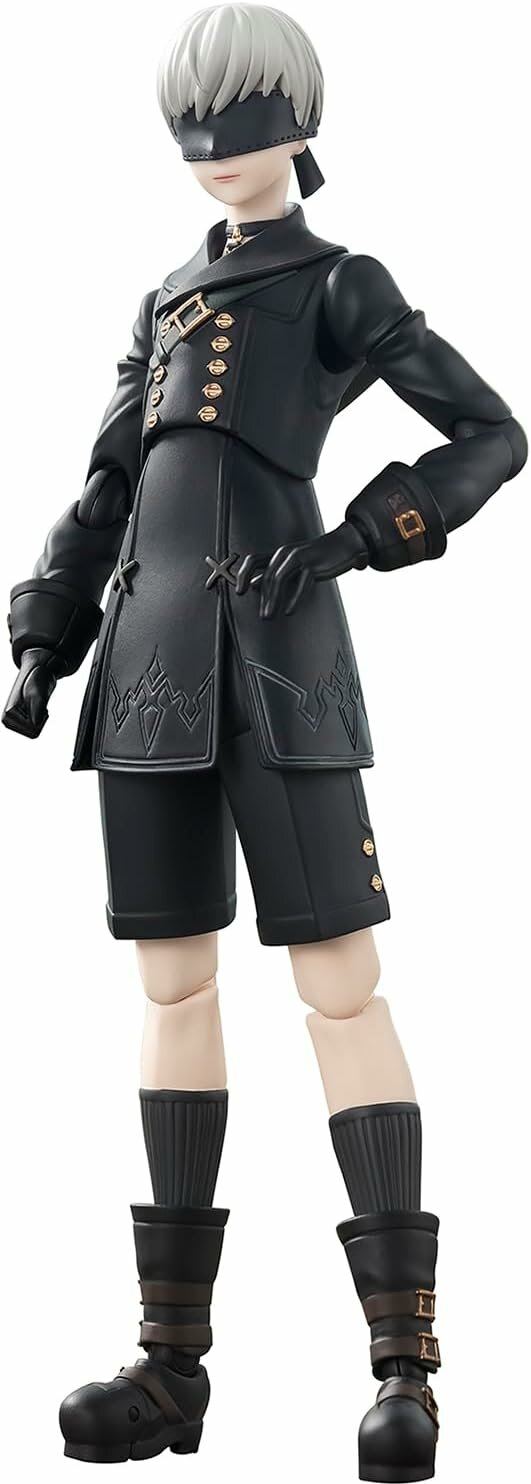 9S S.H.Figuarts NieR Automata Ver1.1a, 14,5 см, Pod 153, Black Covenant, лица/руки