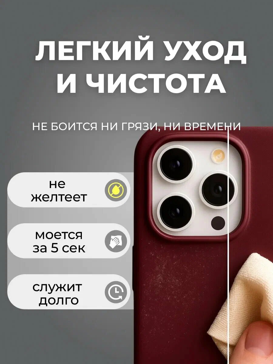 Тонкий мягкий силиконовый чехол с логотипом Nima Gap для iPhone 15 Pro Max