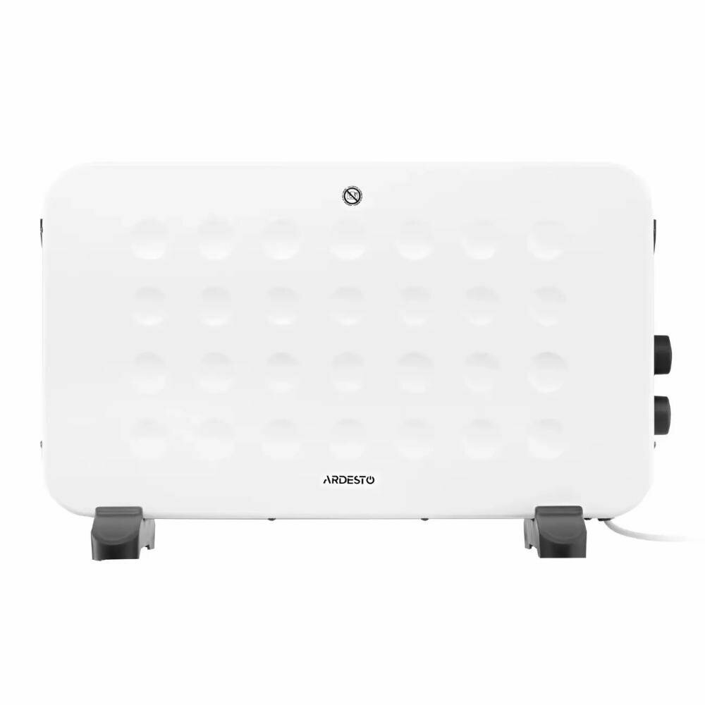 Конвекторный обогреватель Ardesto, электрический, напольный, 1250-2000Вт, белый