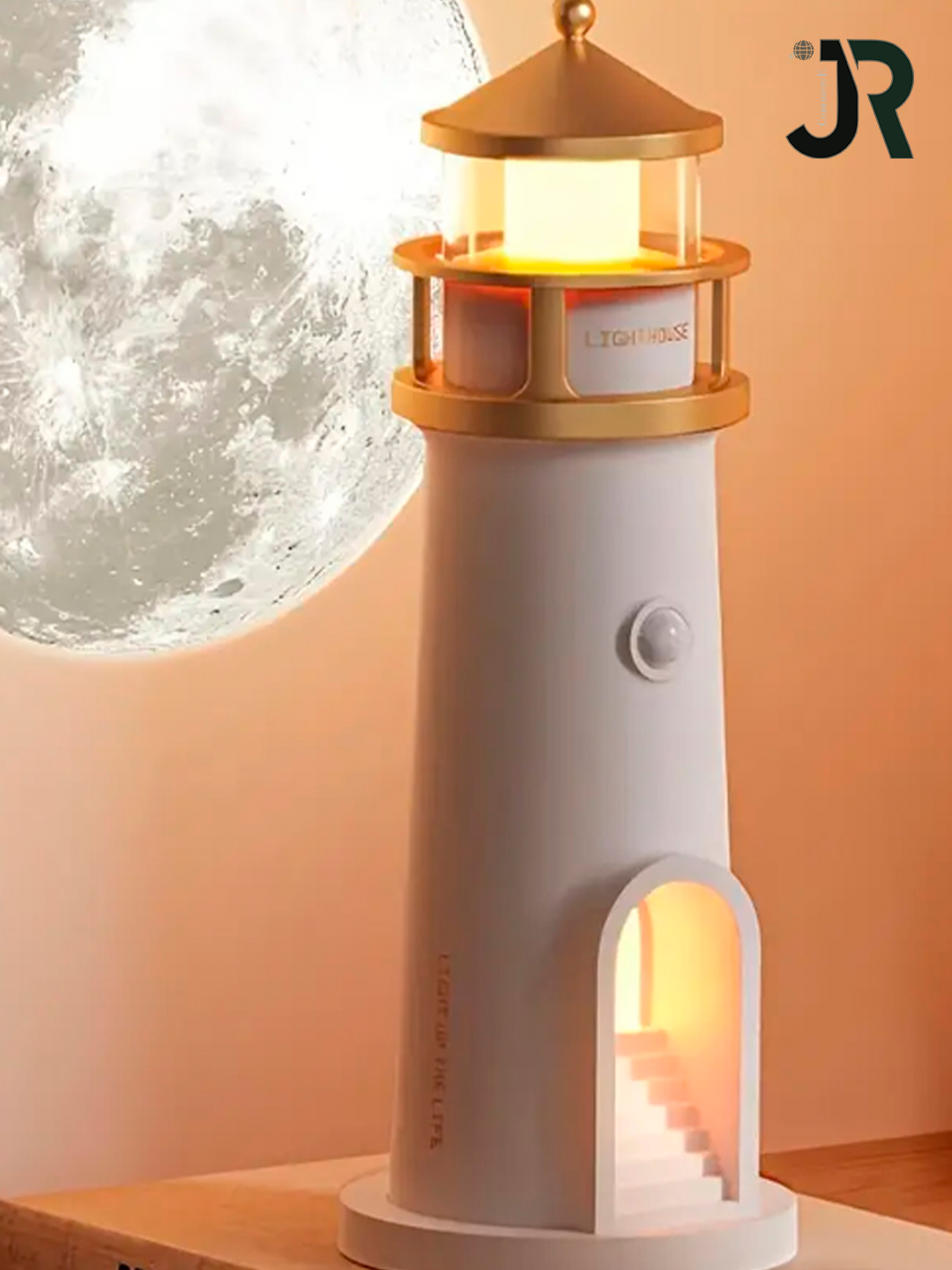 Ночник проектор лунного света с беспроводной Bluetooth-колонкой и пультом, ночник Маяк