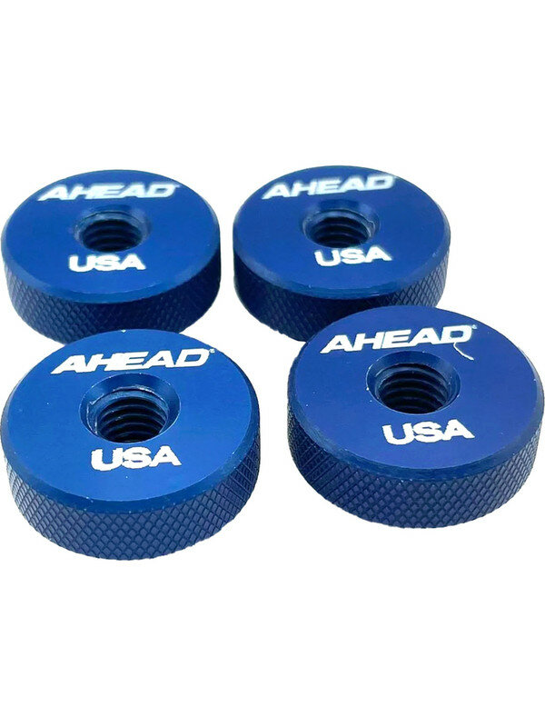Аксессуар для ударных инструментов Ahead AHSN-BLU Speed Nuts Knurled