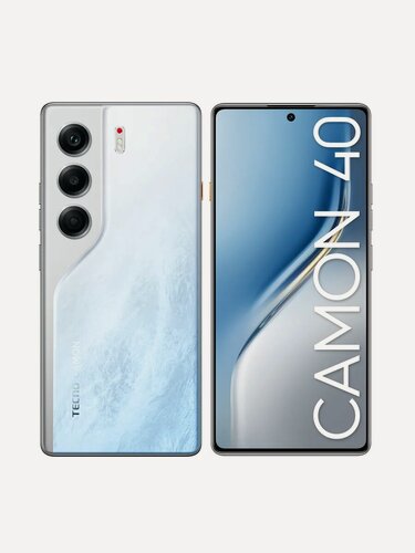 Изображение товара Смартфон Tecno Camon 40 8ГБ/256ГБ, белый (cm5 256+8 glacier white)