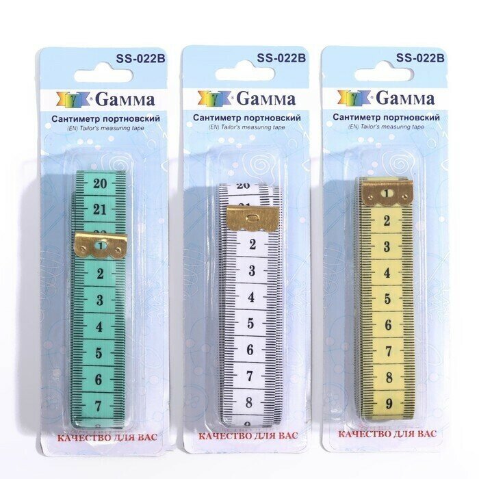 Сантиметровая лента 200см микс SS-022B Gamma 1760391