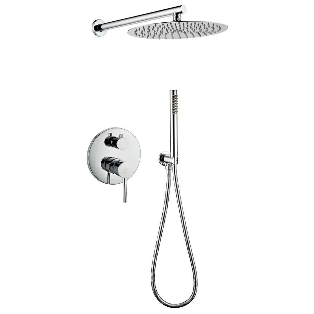 Душевая система встраиваемая (без излива) Grocenberg GB5099CR-3, хром