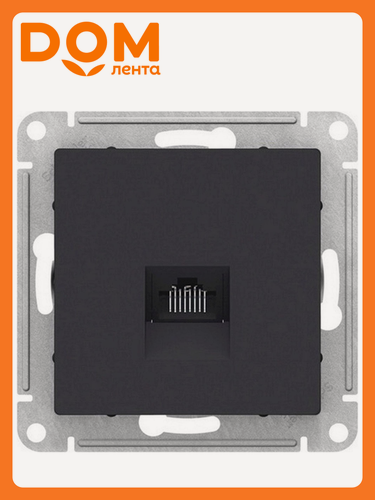 Изображение товара Розетка Schneider Electric AtlasDesign ATN001083, черный, IP20, скрытый монтаж