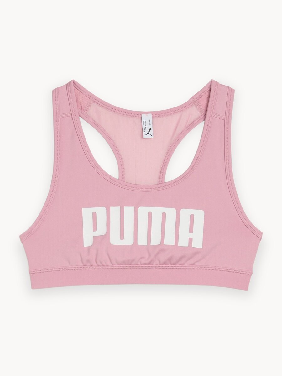 Топ спортивный PUMA 4KEEPS BRA, размер XL, розовый