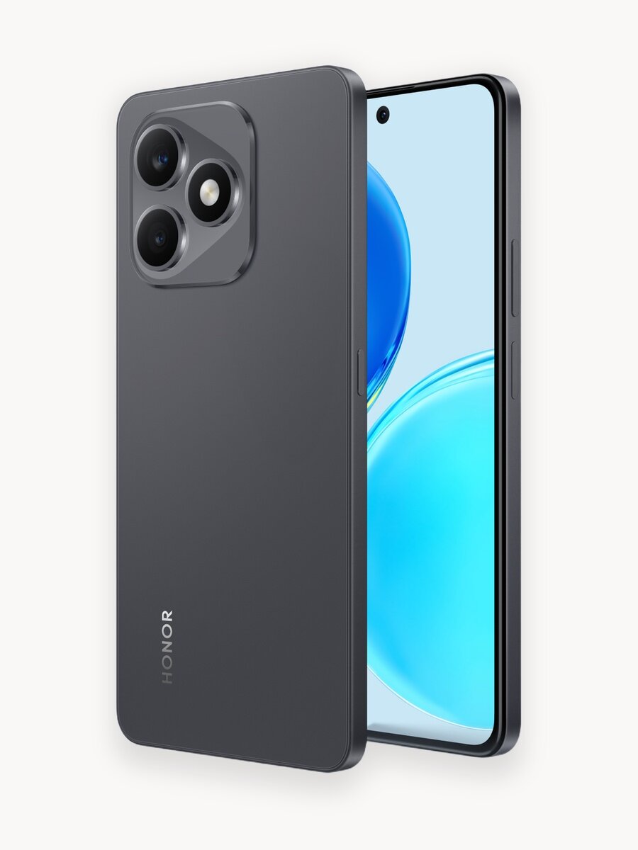 HONOR X8d 8+256ГБ, Вельветовый черный, Ростест, Мобильные сервисы Google (GMS)