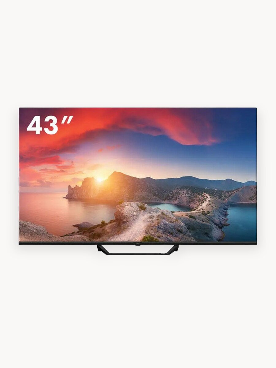 Телевизор Haier 43 HQLED S2 Pro, черный, 3840 x 2160, Android 11.