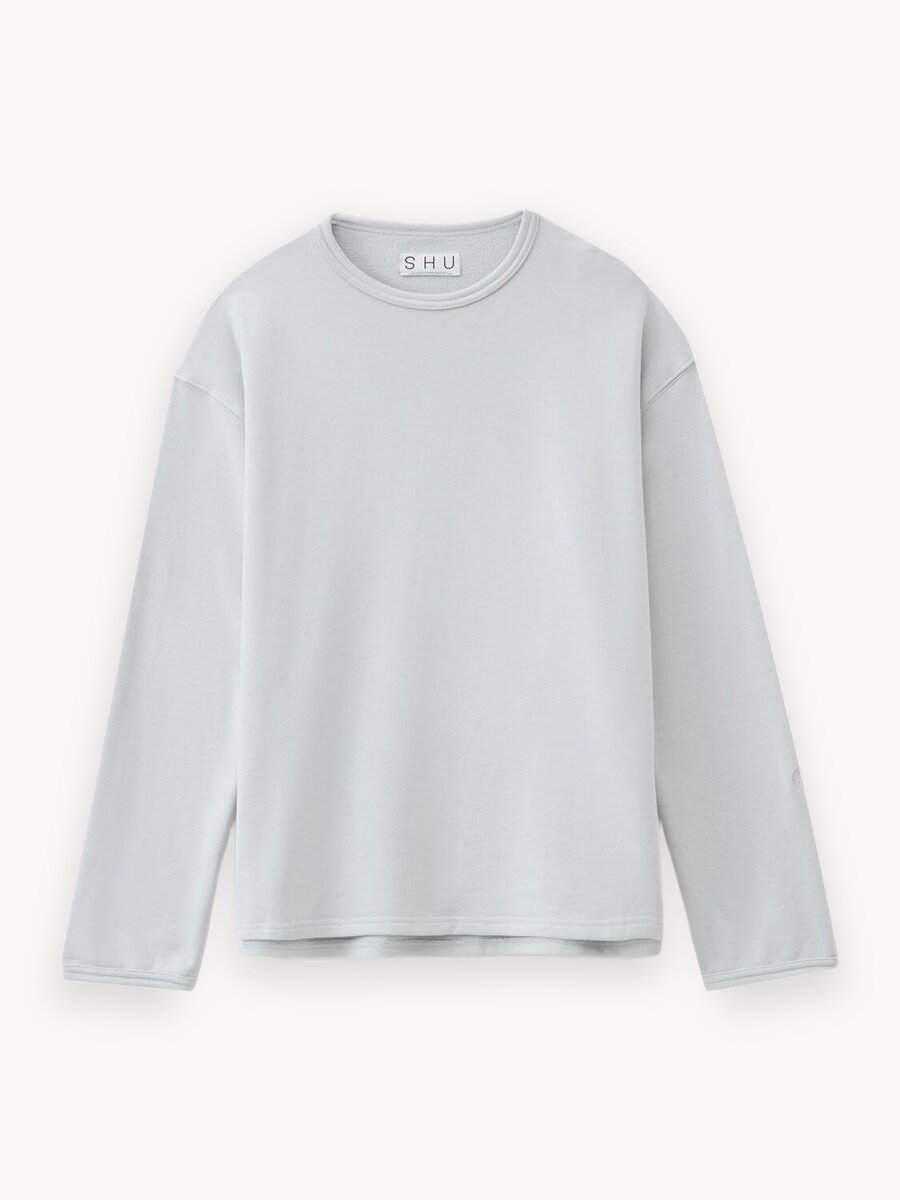 Лонгслив SHU, размер 2XL, , серо-голубой