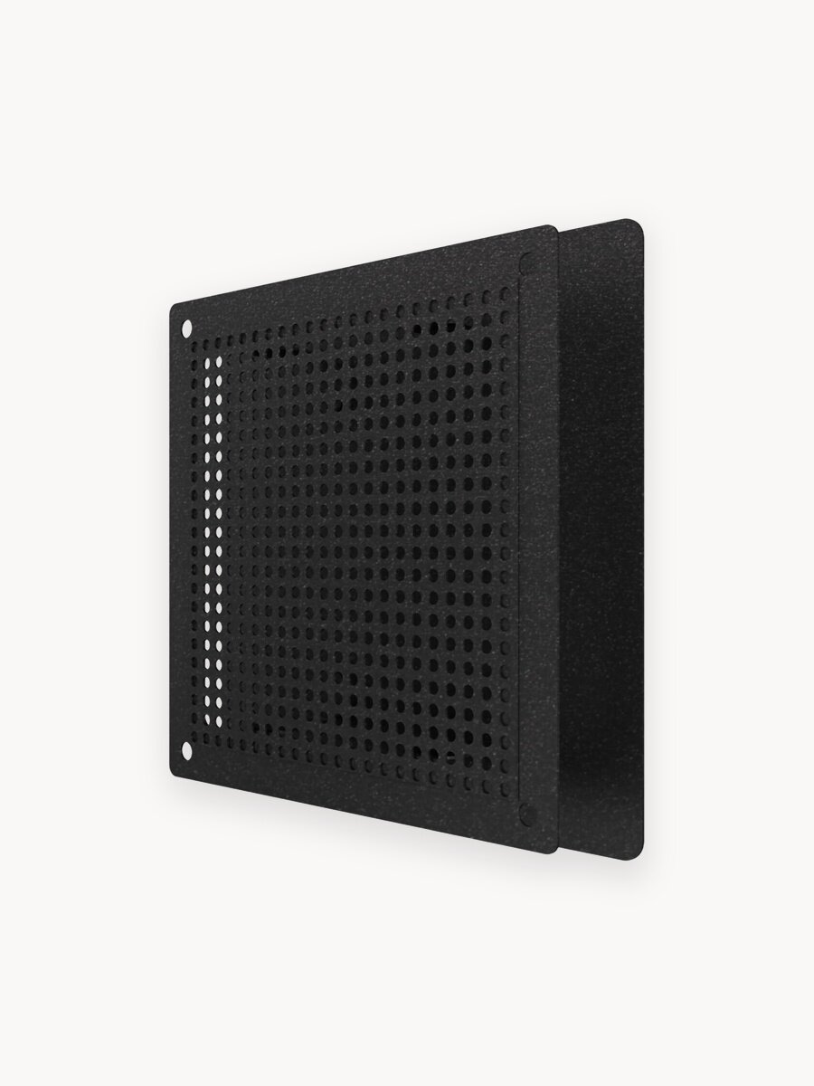 Вентиляционная решетка на магнитах 200х200 мм, сталь, серая порошковая окраска, ERA 2020RVM Gray