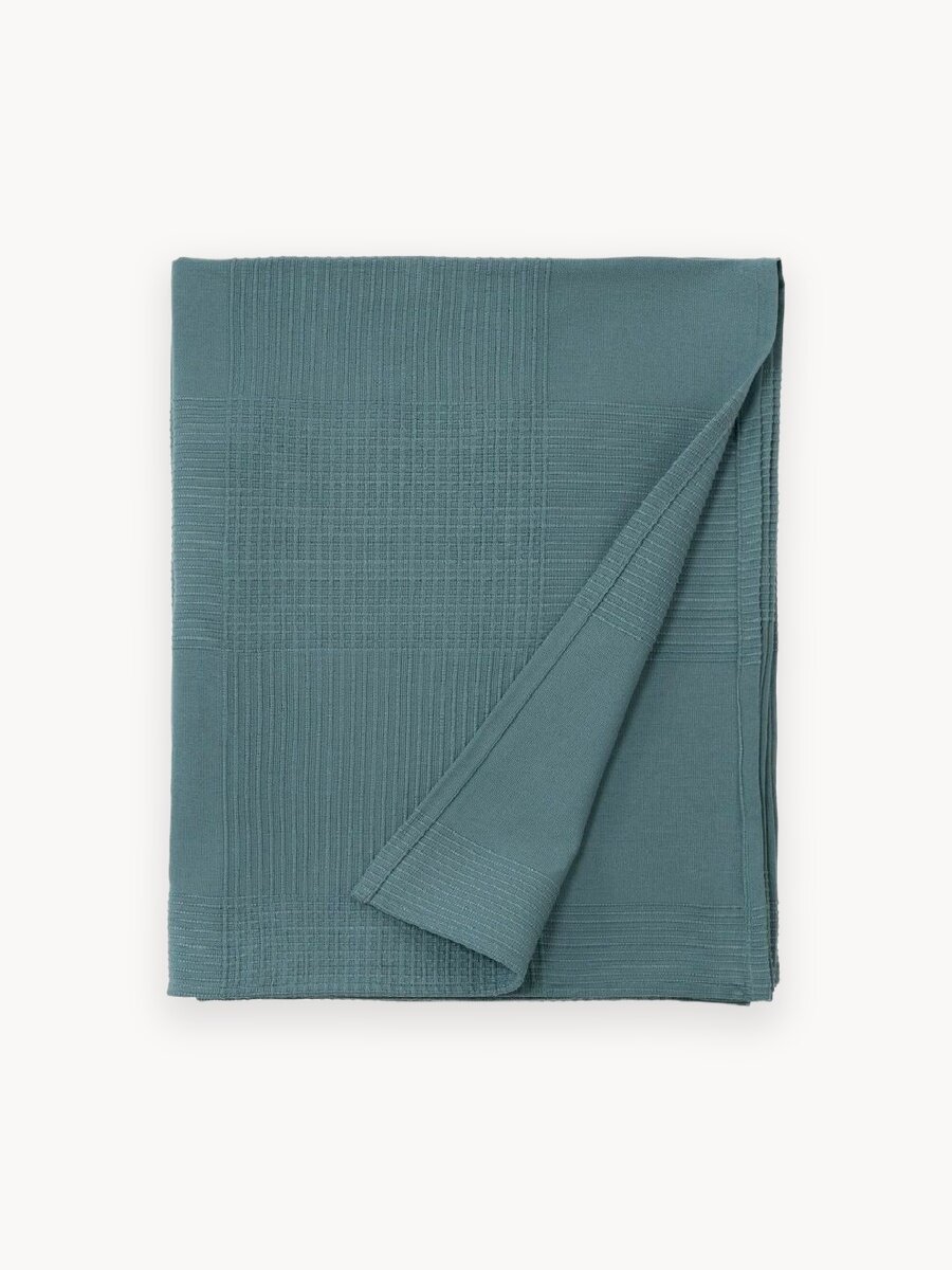 Покрывало на кровать диван 150х250 хлопок Индира/INDIRA Feresa Hygge, аналог Икеа