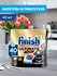 Капсулы для посудомоечных машин Finish Ultimate PLUS, 40 шт, табл...