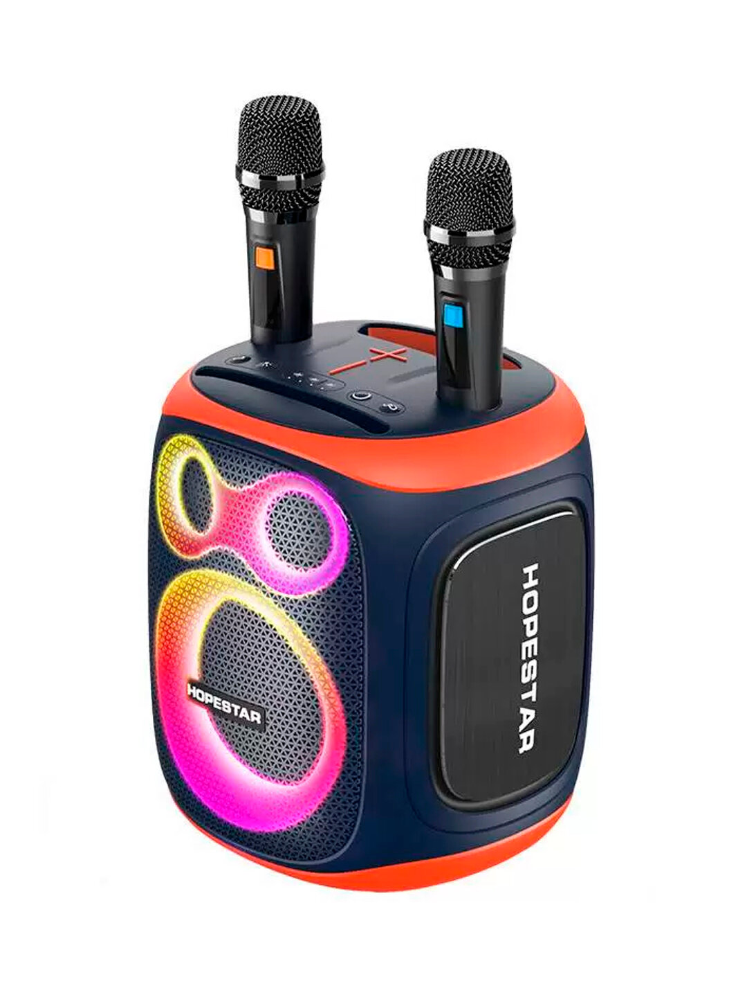 Портативная Bluetooth колонка Hopestar Party, 120 Вт, с микрофонами