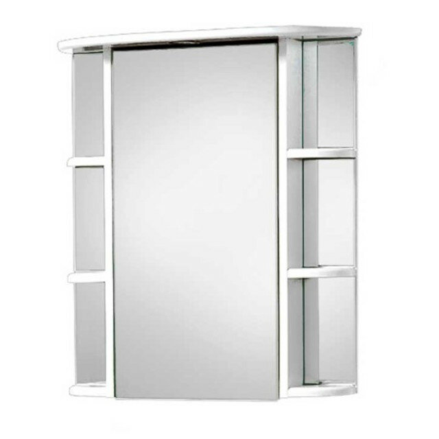 Шкаф зеркальный акваль София 60см белый левый